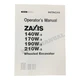 HITACHI ZAXIS ZX 140W-3 170W-3 190W-3 210W-3 EXCAVATOR OPERATORS MANUAL #2