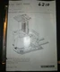 Prime Mover Model RR - 30C Forklift Reach Truck Parts Catalog Book Manual 1988