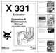 Bobcat X331 Excavator Operation and Maintenance Manual 511920001 PDF