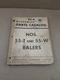 INTERNATIONAL McCORMICK 55-T 55-W BALERS FACTORY PARTS CATALOG BP-2