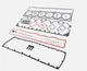 Upper Head Gasket Kit 4089478 For Cummins Engine L10 M11 ISM / QSM 11 liter