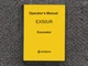 Hitachi Excavator EX50UR Operator Owner Maintenance Manual