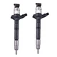 2X Fuel Injector 23670-UM010 295050-1680 for Toyota 1ZS Engine 8FDU15 18 20 25