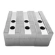 Soft Jaws (3 Pcs) for 10" Kitagawa B-210, Samchully Chuck-4.0" ht, Steel, Flat