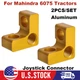 For Mahindra Tractors 6065 Joystick Lever Axis Repair Aluminum Connector 2PCS