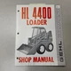 Gehl HL 4400 SHOP SERVICE REPAIR MANUAL SKID STEER LOADER GUIDE BOOK pn 901684