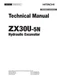 Hitachi ZX30U-5N Excavator Service Manual with Schemes TADQ60-EN-00