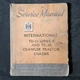 International TD-25 Series B & TD-30 Crawler Tractor Chassis Service Manual OEM