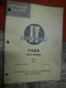 UP TO 1963 FORD TRACTOR SERIES 6000 I & T SHOP MANUAL SERVICE