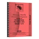 Parts Manual fits Massey Ferguson TO20 TO30