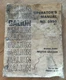 Vintage GALION A500 MOTOR GRADER No. 3950 R1 Operator&rsquo;s Manual SN 9269-UP