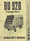 GEHL COMPANY BU 920 FORAGE BOX OPERATOR'S MANUAL 901937 (758)