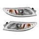 Pair Set Fit For 02-18 International Durastar 4200 4400 8600 Headlight Headlamp