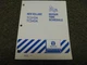 New Holland TC31DA TC34DA Tractors Repair Time Schedule Service Manual