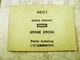 KOBELCO 4BD1 ENGINE PARTS CATALOG AS USED IN K904E K905A