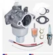 CARBURETOR W SPARK PLUG F KOHLER COURAGE SV541 SV601 CV 491 492 493 LAWN TRACTOR