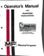 Massey Ferguson MF 520 Wheeled Tandem Disc Harrow Operator's Manual Assembly