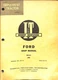 Ford Shop Manual Series 6000 FO-14 I&T Implement & Tractor Service Book