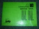 Mitsubishi FG20 FD20 FG25 FD25 Forklift Lift Truck Service Data Manual xz