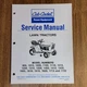 Original Cub Cadet Service Manual lawn tractor  805 1015 1020 1105 1110 1215