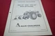 Allis Chalmers WD-52 WD-53 Pick-Up Plow Operator's Manual AMIL15 