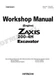HITACHI ZX200-4H ISUZU 4HK1X ENGINE Excavator Service Repair Workshop manual