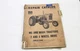Parts manual for Minneapolis-Moline M5 & M504 tractors