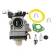 Carburetor for Earthquake E43 E43WC E43CE Auger MC43 MC43E MC43CE 300486