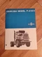 Oshkosh Model P-2323 Truck Specification Brochure 1974