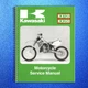 KAWASAKI KX125 KX250 Motorcycle Service Manual 1992-1993 - WIRE BOUND - COVERS