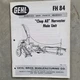 Gehl FH 84 Chop All Harvester Service Parts Manual Form No. 2140C