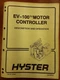 Hyster EV-100 Motor Controller Description And Operation Manual Part No.897069