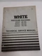 White Pressure Washers Wm518 Wm622 Wm725 Wm1040 technical Service manual  1977