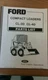 Ford CL30 CL40 Skid Steer Loader Parts list Manual