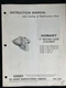 Hobart 9" Vegetable Slicer Attachment Instruction Manual Replace Parts Catalog