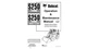 Bobcat S250 Turbo & S250 Turbo High Flow Loader Maintenance & Operation Manual 1