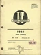 I&T FORD Series 6000 Commander 6000 No. FO-22 Tractor Shop Manual