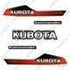 Fits Kubota Z125S Decal Kit Mower - 7 YEAR OUTDOOR 3M VINYL!