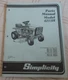 Simplicity 4211H 11 HP Hydrostatic Tractor Part Manual Original