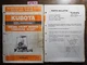 Kubota F2100 F2400 Diesel Front Mower Parts Manual 97898-40032 10/94 + Bulletins