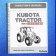 KUBOTA M7-132 M7-152 M7-172 OPERATORS MANUAL TOUGH CLOSURE - TOUGH FRONT & BACK