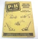 P & H Truck Crane Excavator Model 55 Operation Maintenance Manual Book