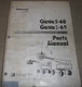 GENIE S-60 S-65 BOOM LIFT MANLIFT PARTS MANUAL BOOK CATALOG 34477