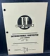USED I&T SHOP SERVICE SHOP MANUAL INTERNATIONAL HARVESTER IH-39 HYDRO 100 1466