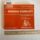 Nissan Forklift Model KH02 Series Parts Catalog Jan. 1996 Issue Pub.No. C-F26OU