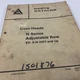 Genuine Allis Chalmers N Series Corn Heads Parts Catalog 9005797 Dealer 1980