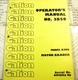 GALION A500  MOTOR GRADER OPERATORS MANUAL 09269-UP  No 3850