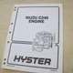 HYSTER Forklift ISUZU C240 ENGINE Repair Shop Service Manual H40XM H45XM H50XM