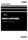 Komatsu WA500-1L SUPPLEMENT Wheel Loader Parts Catalog Manual