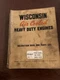 WISCONSIN ENGINE TRA 10D TR-10D TRA-12D  SERVICE PARTS LIST MANUAL